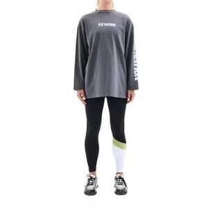 NEW P.E. NATION odyssey long sleeve tee in dark shadow
